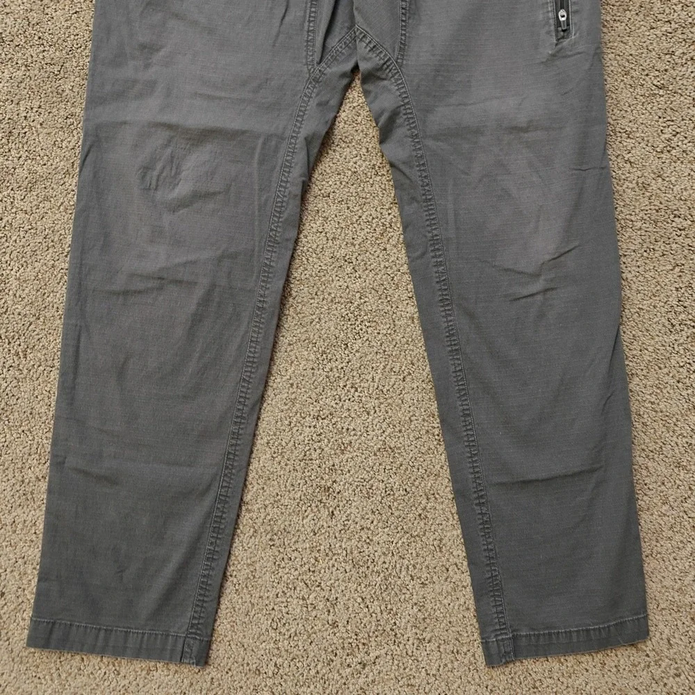 Vuori Ripstop Pant Mens XL Charcoal Grey Organic Cotton Stretch V412 Hiking - Picture 5 of 14
